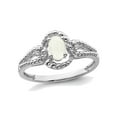 thumbnail image 1 of Gem & Harmony 3/10 Carat (Ctw) Opal Lab Created Sterling Silver Ring for Women, 1 of 6