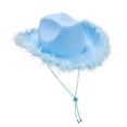 thumbnail image 1 of 3-10 Years Toddler Kids Cowgirl Cowboy Hat Baby Girl Boy Western Hat for Halloween Party Dress Up Costume, 1 of 8