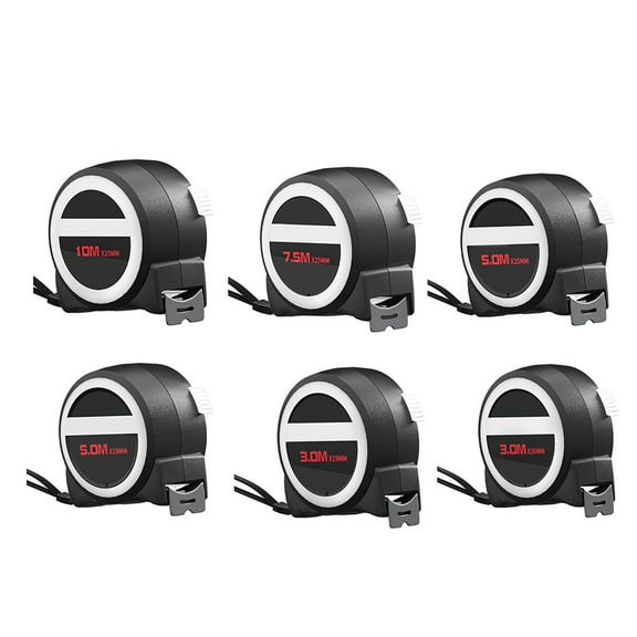 3-10M Steel Tape Measure Hcs Ruler Ranging Tool Measuring Tapes Wear-Resistant 5Meterx25Mm Smile Home