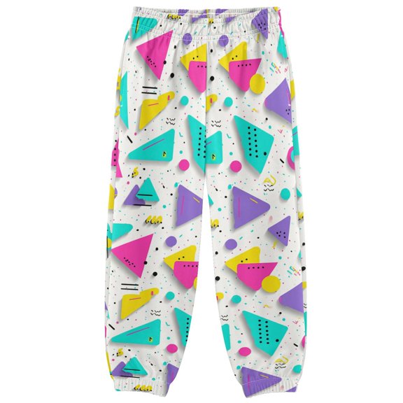 3-10T Pants Abstract 90s Pattern Cool Casual Sweatpants Joggers