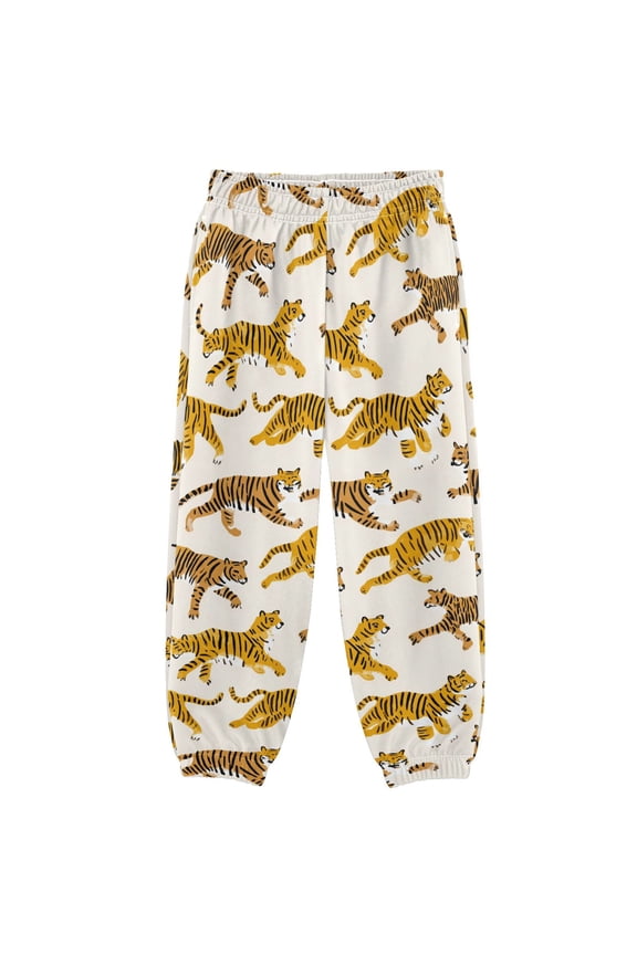 3-10T Pants Cute Tiger Cool Casual Sweatpants Joggers