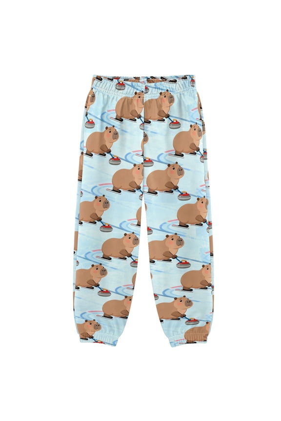 3-10T Pants Guinea Pig Curling Pattern Cool Casual Sweatpants Joggers