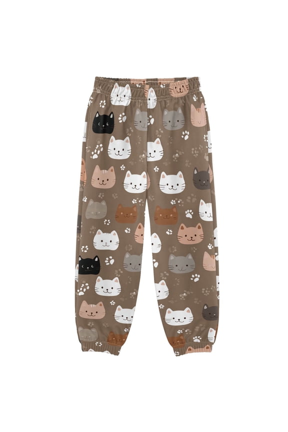 3-10T Pants Naughty Cat Cool Casual Sweatpants Joggers