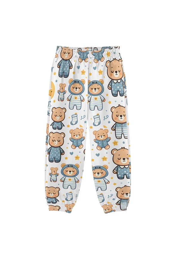 3-10T Pants Teddy Bear Designs Cool Casual Sweatpants Joggers