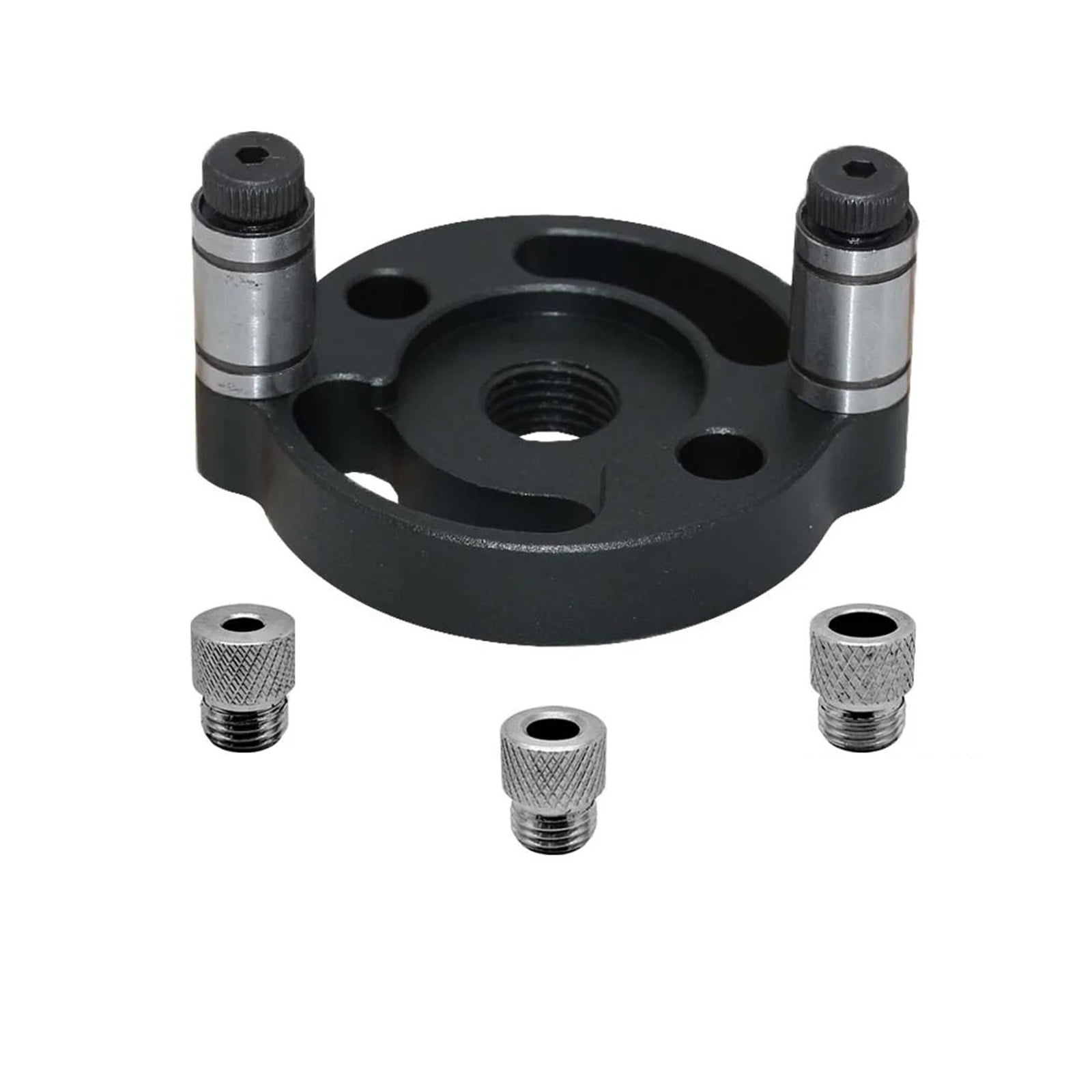 3-10mm Dowel Jig Kit-Self Centering Drill Guide Locator with 8 Steel Bushing Woodworking Aluminum