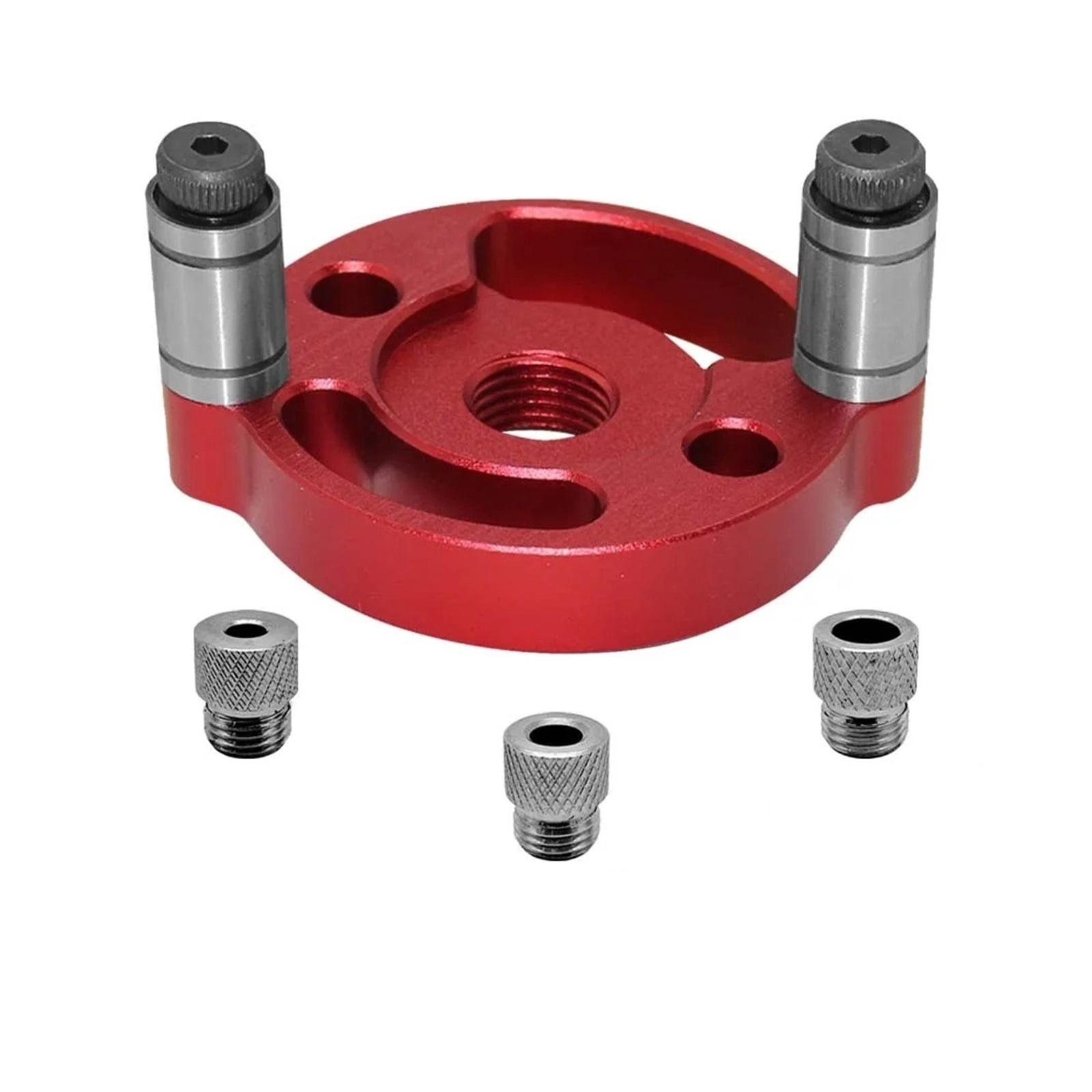 3-10mm Dowel Jig Kit-Self Centering Drill Guide Locator with 8 Steel Bushing Woodworking Aluminum