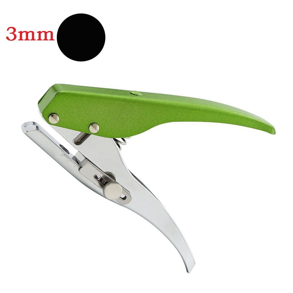 310Mm HandHeld Circle Round Single Hole Punch Paper Punch For Id