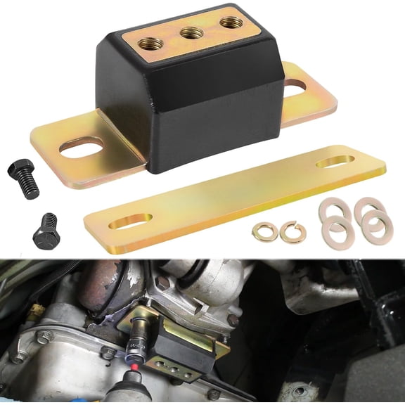 3.1108G General Transmission Mount Performance Polyurethane Mounts Bracket Set Fit for GM Cars and Trucks TH350, TH400, 700R4, and for Chevy Turbo Most Transmissions