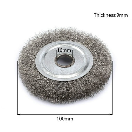 3-12\" Crimped Stainless Steel Wire Wheel Brush Polishing Wheel for Grinder Tools