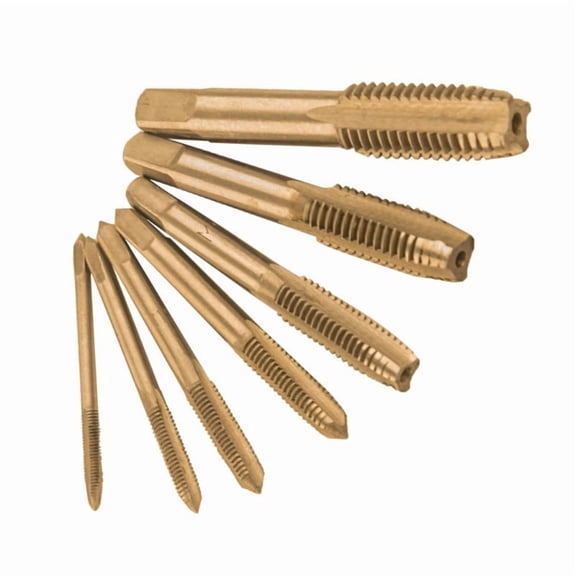 3-12 Left Hand Machine Thread Tap HSS Steel Machine Plugs Tap Metal Screw Hole