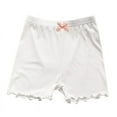 thumbnail image 1 of 3-12 Years Girl's Solid Color Lace Trim Boyshort Underwear Safety Dress Panties, 1 of 2