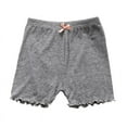 thumbnail image 1 of Girl's Solid Color Lace Trim Boyshort Underwear Safety Dress Panties, 1 of 4