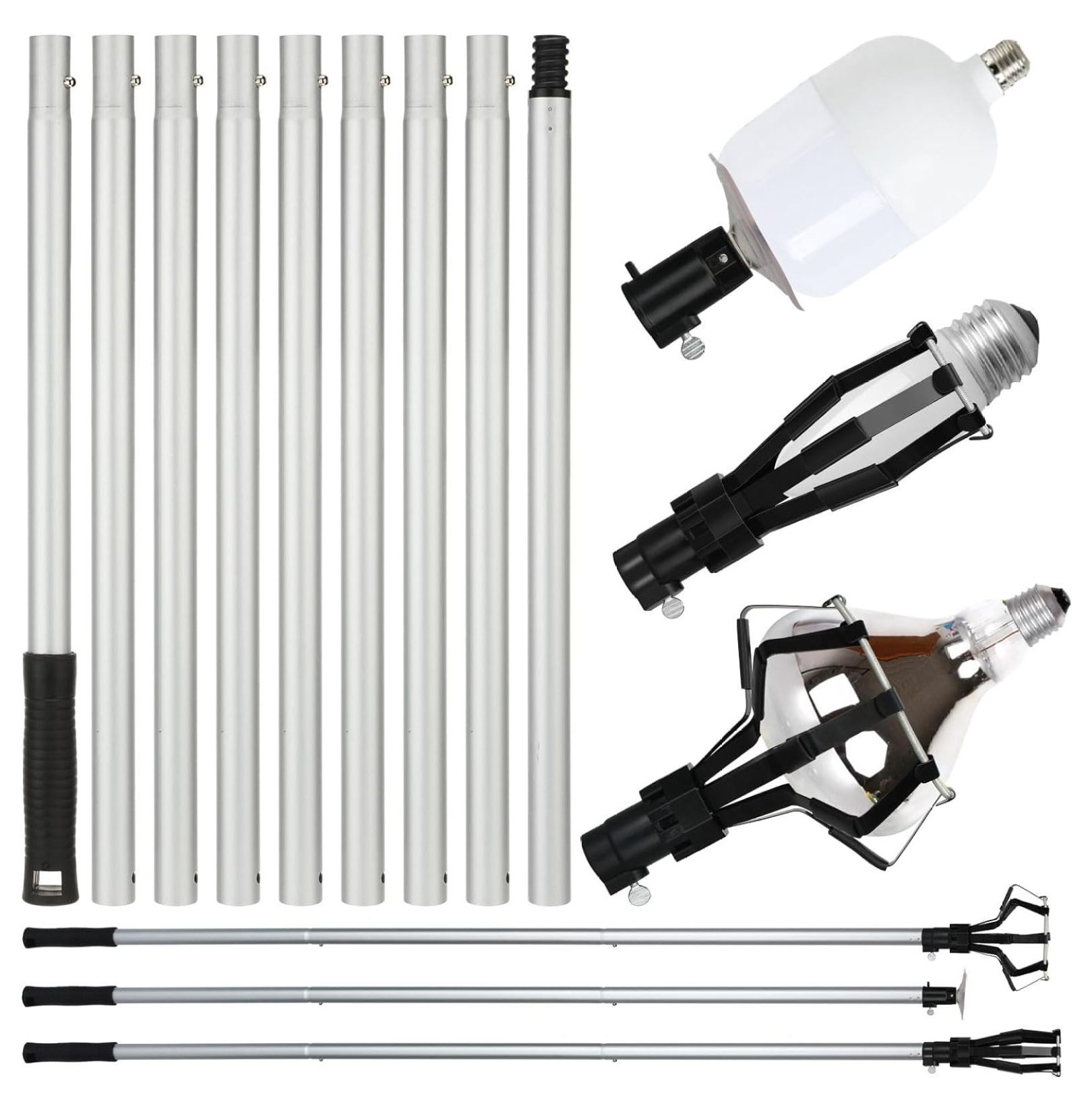 312 ft Light Bulb Changer for High Ceilings with Pole Light Bulb