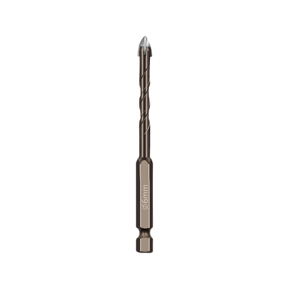 3-12mm Hexagonal Shank Helical Flute Tile Alloy Drill Bit Suitable For Efficient Drilling In Wood Plastic And Thin Metal