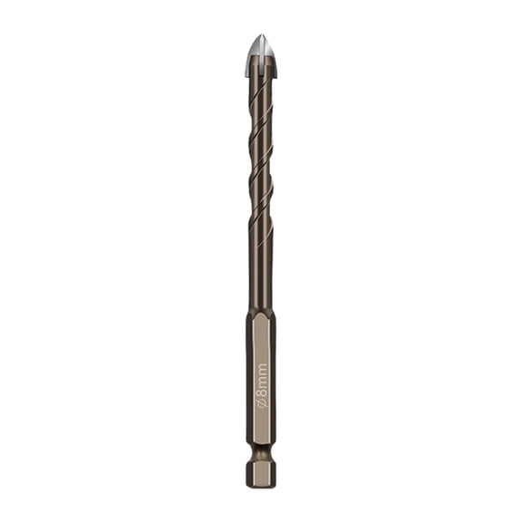 3-12mm Hexagonal Shank Helical Flute Tile Alloy Drill Bit Suitable For Efficient Drilling In Wood Plastic And Thin Metal