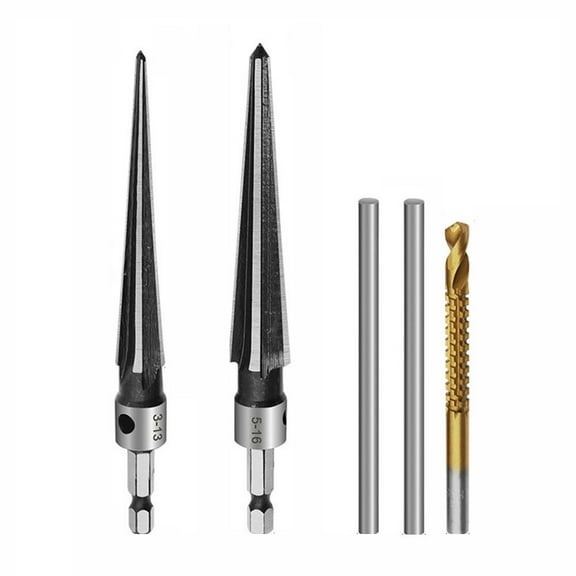 3-13 5-16mm Held Reamer Set Hex handle And 6mm dril Chamf Reaming Cutting Tool