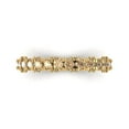 thumbnail image 1 of 3.13 ctw Wedding Band for Women - 14K Yellow Gold Yellow Moissanite Stackable Eternity Ring, 1 of 6