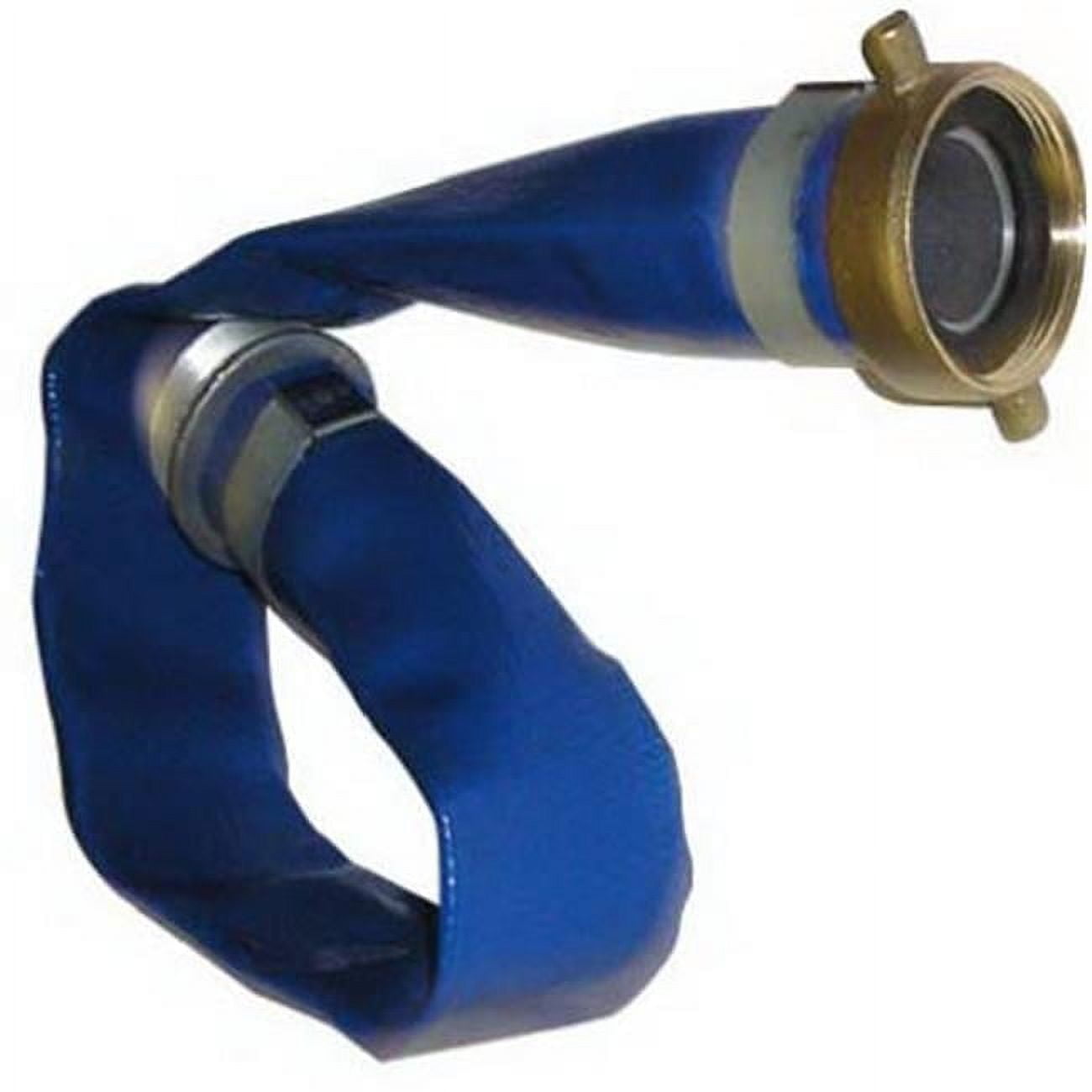 3-1300-200-50PTV 2 in. Coupled Length x 50 ft. Blue PVC Water & Discharge Hose
