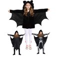 thumbnail image 1 of 3-13T Kids Toddler Unisex Vampire Bat Costume, Boys Girls Jumpsuit Halloween Cosplay Costume Set, 1 of 7