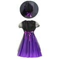 thumbnail image 1 of 3-13Y Girls Halloween Carnival Party Witch Bat Cosplay Dress Toddler Teens Halloween Costume Dress Up Outfits, 1 of 6