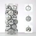 thumbnail image 1 of 3.14" Christmas Ball Ornaments 24 Pcs Shatterproof Christmas Tree Decorations Xmas Tree Christmas Ornaments Balls with Hanging Loop for Halloween Wedding Holiday Party Home Decor, 1 of 2