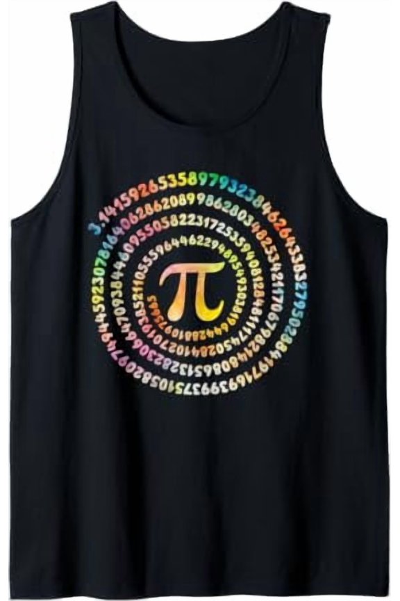 3 14 Pi Number Symbol Pi Day Math Lover Science Teacher Youth Tank Top Size S-3XL