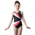 thumbnail image 1 of 3-14 Years Leotards for Girls Gymnastics Ballet Dance Geometric Leotards, 1 of 16