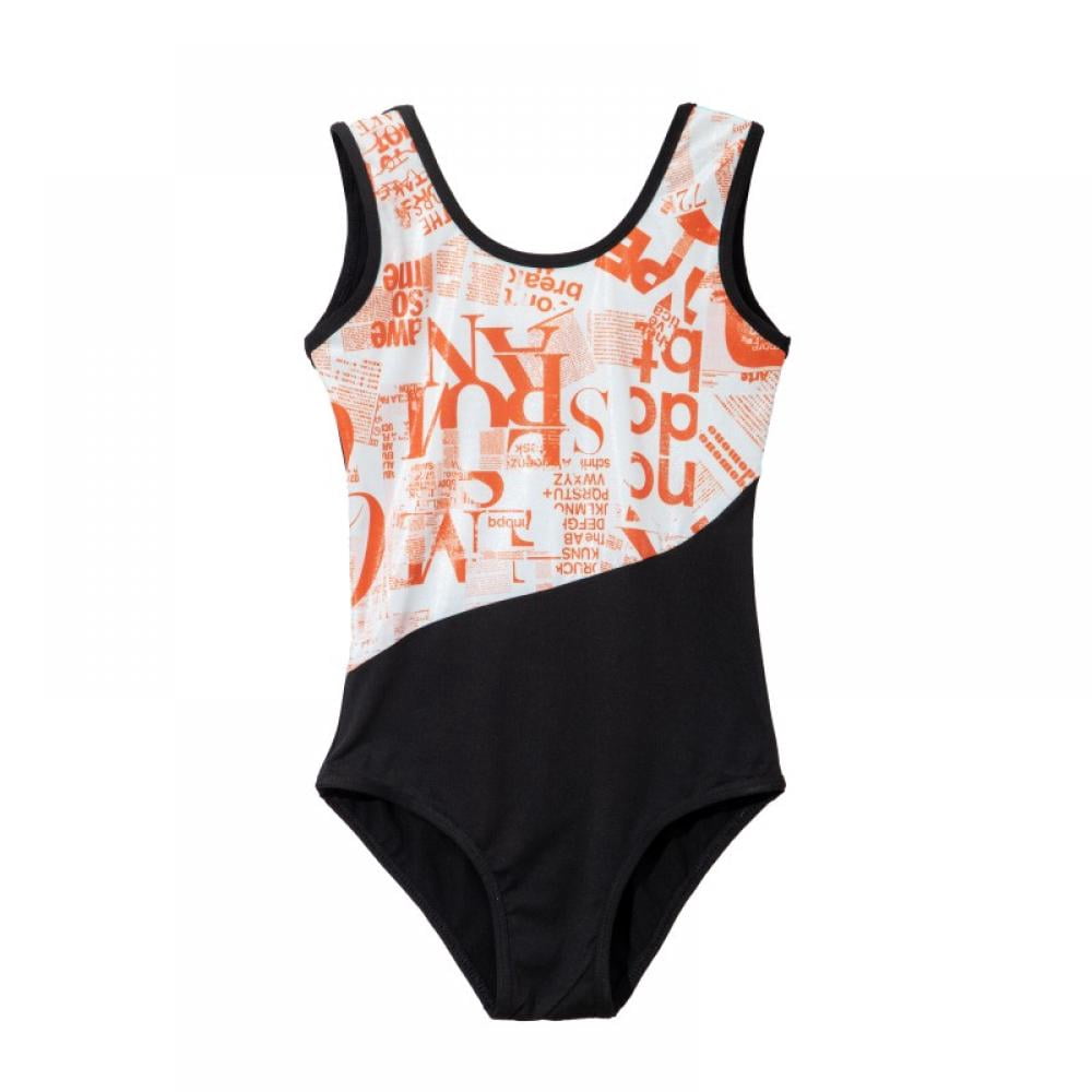 TOADDITDO Girls Gymnastics Leotard – Sleeveless Tank Unitard For Dance, Ballet, Practice (3-14 Years)