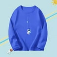 thumbnail image 1 of 3-14years Boys Funny Astronaut Rope print T-shirt Kids Tops Teens o-neck Long Sleeve Spring Autumn Cool Fashion Clothes LYH, 1 of 6