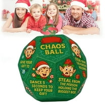 3.15*3.15" Hilarious Exchange Party Game Dice the Ultimate Gift Exchange Dice for White Elephant, Christmas & Santa Swap Gift Exchange Dice for Family Friends Holiday Party Supplies