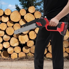 3.15*4.53*22.83 Excellent Black Red Mini Handheld Electric Chain Saw for Home Repairs and Maintenance
