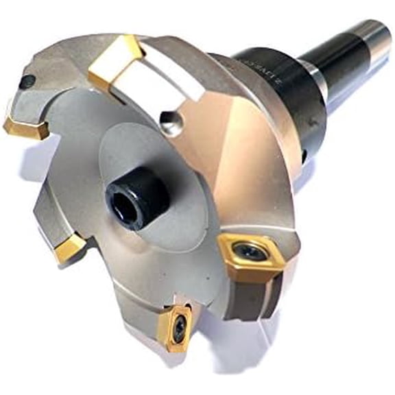 3.15" Face Shell Mill Cutter 45 Degree 5 Flutes R8 Face Milling Cutter W Inserts$$Tools