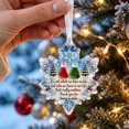 3.15 Inch Acrylic Sea Glass Snowflake Christmas Ornament, Meaningful ...