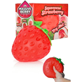 thumbnail image 1 of 3.15 Inch Giant Strawberry Squishies Big Strawberry Squishies Fruit Stress Ball Toys Large Slow Rise Squeeze Huge Rebound Cute Rising Strawberries Model Fidget Toys Party Favor, 1 of 8