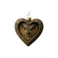 thumbnail image 1 of 3.15 Inch Owl Christmas Tree Decorations Owl Xmas Ornament Personalized 2D Flat Acrylic Ornaments Animals Birds Lover Gift for Home Decor, 1 of 2
