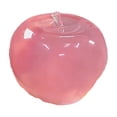 thumbnail image 1 of 3.15" Sugar Ball Stress Ball Pink Apple, Soft Slow Rise Malt Squishy Fidget Toy, Sensory Squeeze Ball for Adults Children, Anxiety Relief Toy for Party Favors Goodie Bag Fillers Classroom Prizes, 1 of 5