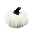 thumbnail image 1 of 3.15" Velvet Artificial Pumpkins Decoration, Soft Fabric Pumpkins Stuffed, Mini Fake Pumpkins Table Centerpiece for Thanksgiving Christmas Party Holiday Fall Decor, 1 of 5