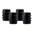 thumbnail image 1 of 3.15 in. Grip Valve Caps, Black, 1 of 1