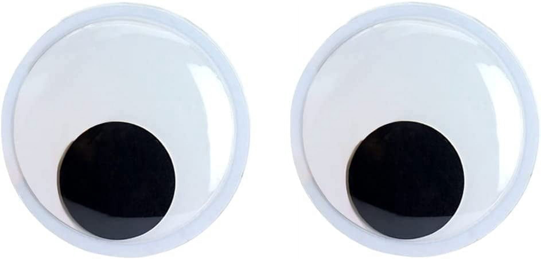 3.15 inch Large Googly Eyes, 2 Pcs Self Adhesive Wiggle Eyes Round