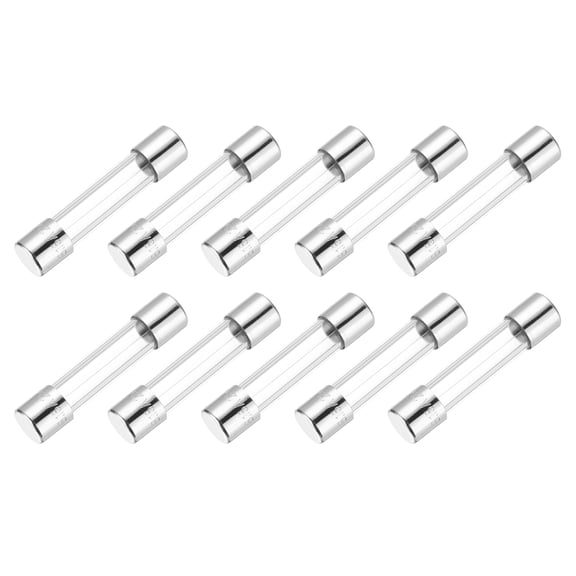Uxcell 3.15A 250V Glass Fuses 5x20mm Time Delay Fuses Slow Blow Fuses 10Pcs