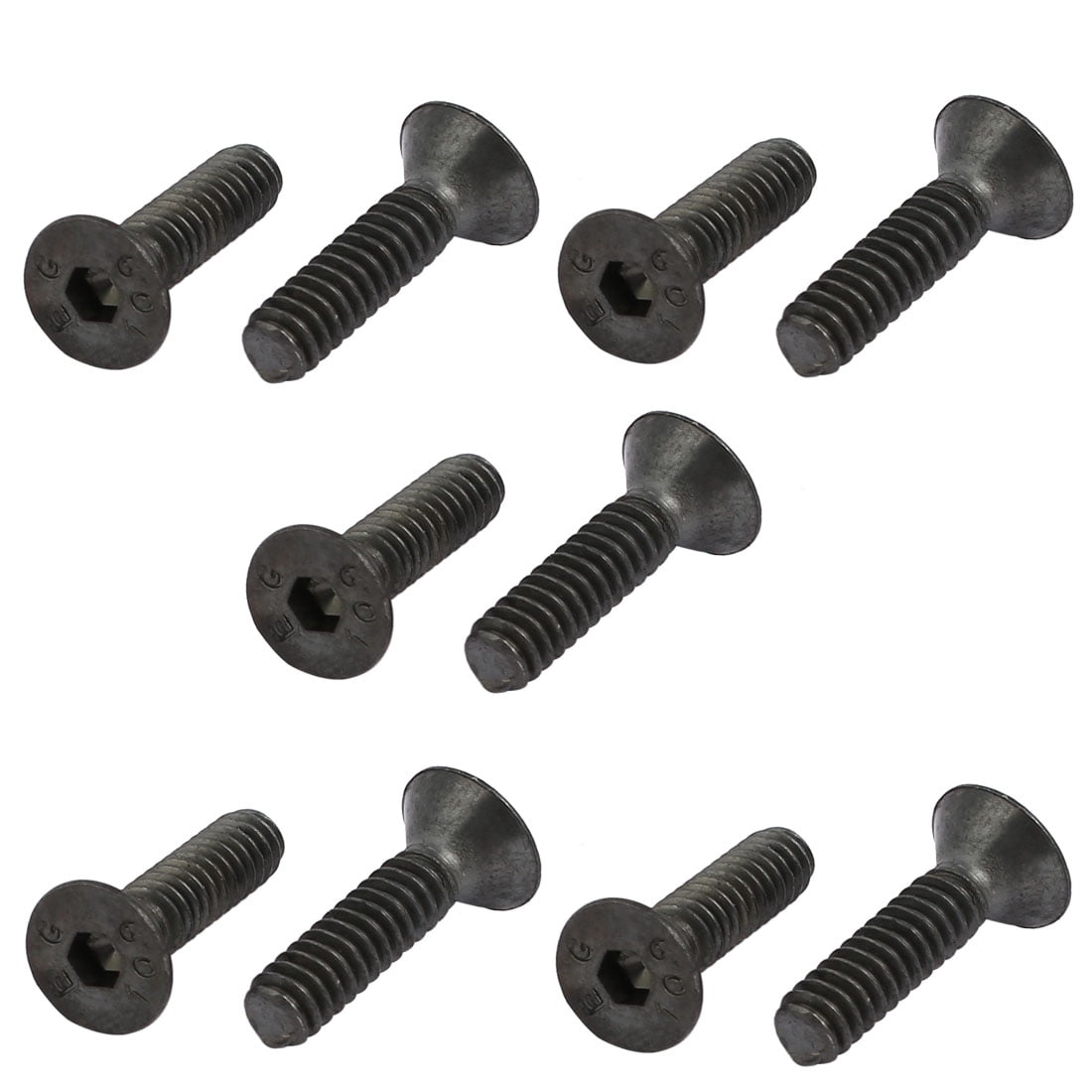 Prime-Line 5/16 In.-18 X 3/4 In. Black Oxide Coated Steel Hex Allen Drive Flat Head Socket Cap Screws 25 Pack 9174170 - Foto 12