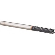 3/16", 3/4" LOC, 3/16" Shank Diam, 2-1/2" OAL, 4 Flute, Solid Carbide Square End Mill