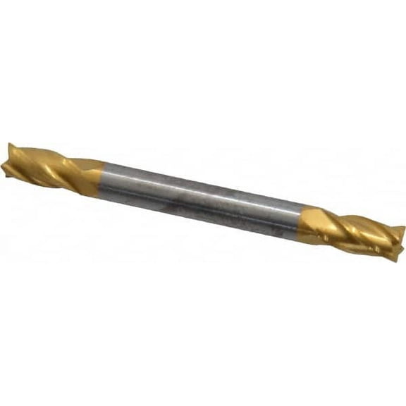 3/16", 3/8" LOC, 3/16" Shank Diam, 2" OAL, 4 Flute, Solid Carbide Square End Mill