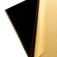 thumbnail image 1 of 3/16" (4.5mm) Black Glossy 24" x 12" CAST Acrylic Plexiglass Sheet 0.177" Thick AZM, 1 of 3