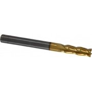 3/16", 5/8" LOC, 3/16" Shank Diam, 2" OAL, 4 Flute, Solid Carbide Square End Mill