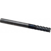 3/16", 5/8" LOC, 3/16" Shank Diam, 2" OAL, 5 Flute, Solid Carbide Square End Mill