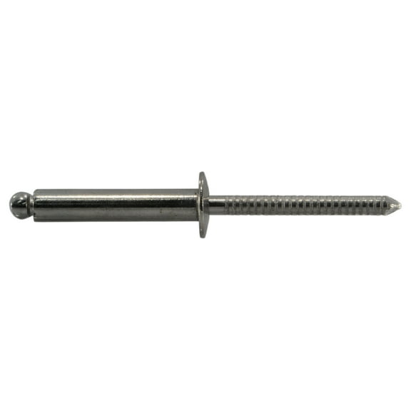 3/16" - 5/8" x 3/4" 18-8 Stainless Steel Dome Head Blind Pop Rivets (50 pcs.)
