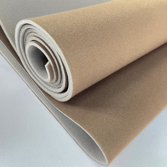 3/16" Cloth Foam Backed Fabric 60" Wide Automotive Headliner — OEM-Style Cloth | Sagging Headliner Fix, RV Refurbishment, DIY Auto Interior, Roof-Liner | Sold by the Continuous Yard (Off White)