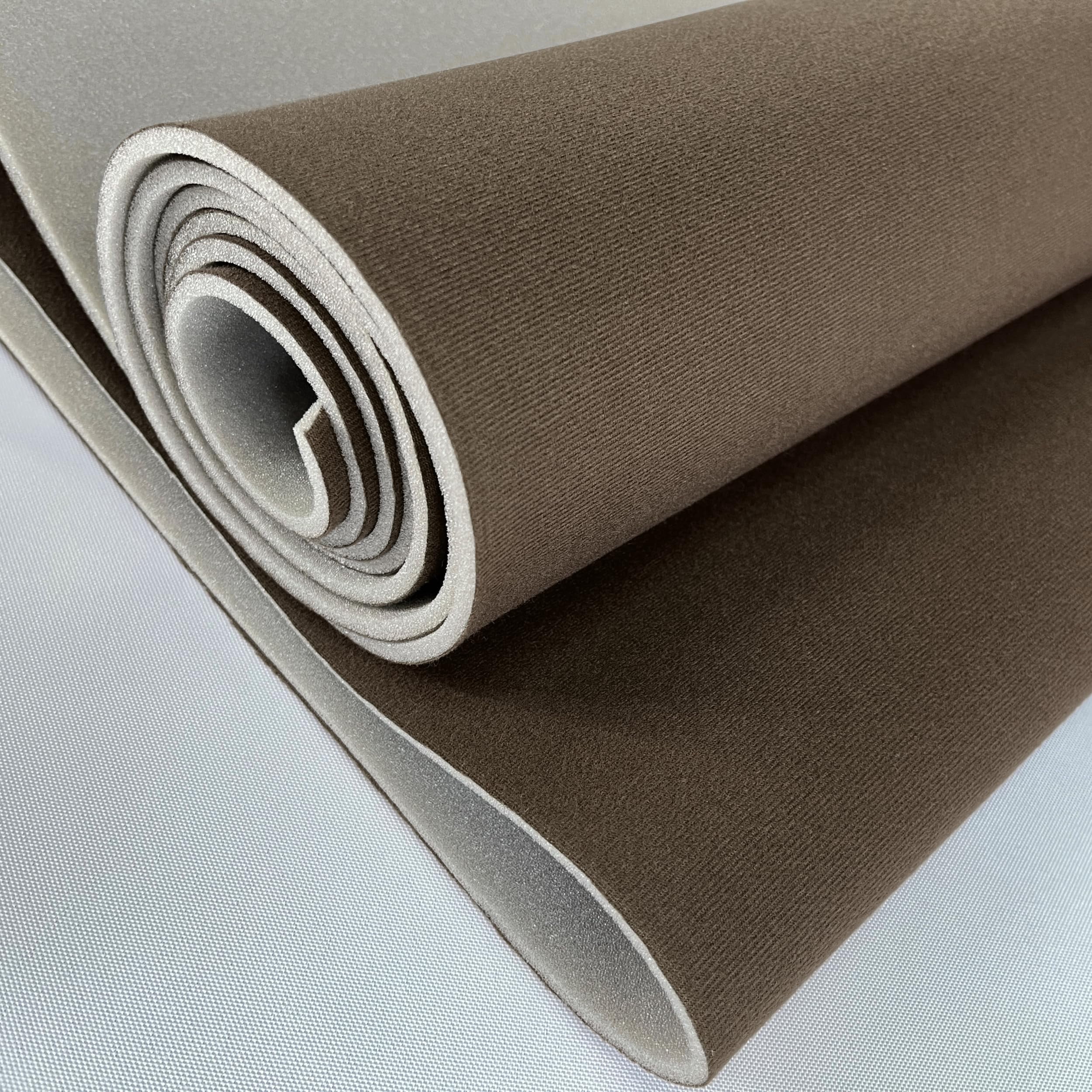 3/16" Cloth Foam Backed Fabric 60" Wide Automotive Headliner— OEM-Style Cloth | creative padded cloth, foam-lined material fo protective or decorative crafts| Sold by the Continuous Yard (Desert Tan)