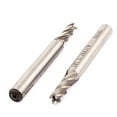 thumbnail image 1 of 3/16" Cutting Dia 4 Flutes HSSAL End Mill Milling Machine Cutter CNC Bit 2Pcs, 1 of 1